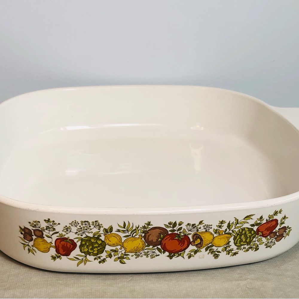 Vtg Corning Ware Spice of Life A-10-B Casserole Baking Dish   NO LID